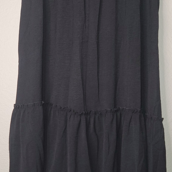 Black Midi Tiered Skirt Whimsygoth Women's XL NWT - Picture 3 of 7